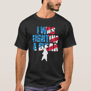 Ik vecht tegen een Beer-Amerikaanse flakkering. T-shirt
