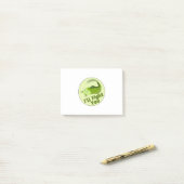 Ik vecht tegen je grappige Vist Post-it® Notes (Op bureau)