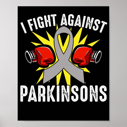 Ik vecht tegen Parkinsons Parkinsons Poster (Voorkant)