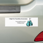 Ik vecht voor het bewustzijn van Tourettes Bumpersticker (Op auto)