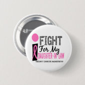 Ik vecht voor mijn schoondochter borstkanker ronde button 5,7 cm (Voorkant /achterkant)