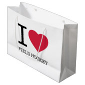 IK VELD HOCKEY GROOT CADEAUZAKJE (Voorkant Gekanteld)