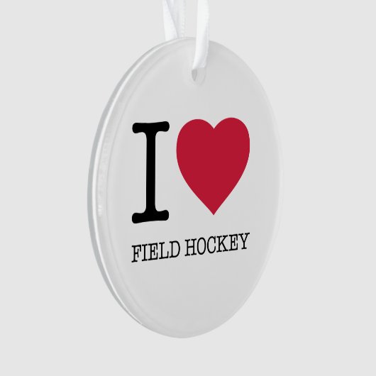 IK VELD HOCKEY ORNAMENT (voorkant)