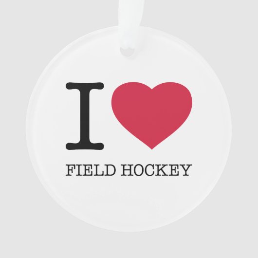 IK VELD HOCKEY ORNAMENT (voorkant)