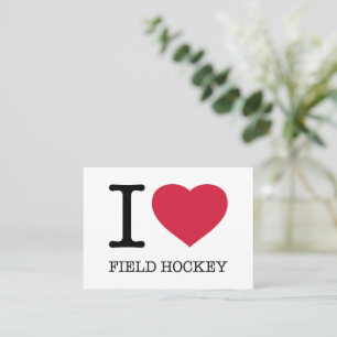 IK VELD HOCKEY VISITEKAARTJE