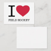 IK VELD HOCKEY VISITEKAARTJE (Voorkant / Achterkant)