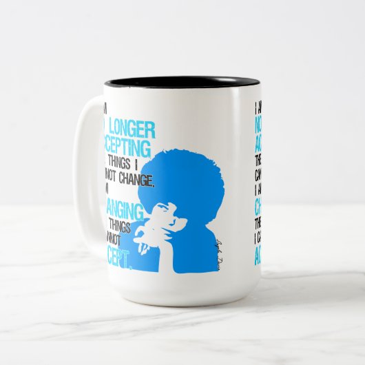 Ik verander dingen Grote Mok (Voorkant links)