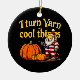 Ik verander garen in coole dingen: breien & haken keramisch ornament