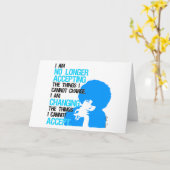 Ik verander het Wenskaart van Dingen Kaart (Gele Bloem)