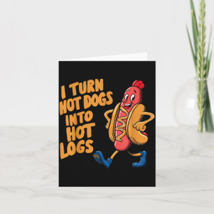 Ik verander Hotdogs in Hete Blokken Kaart