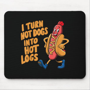 Ik verander Hotdogs in Hete Blokken Muismat