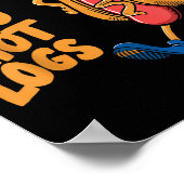 Ik verander Hotdogs in Hete Blokken Poster (Hoek)