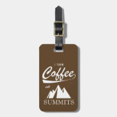 Ik verander koffie in toppen bagagelabel (Voorkant verticaal)