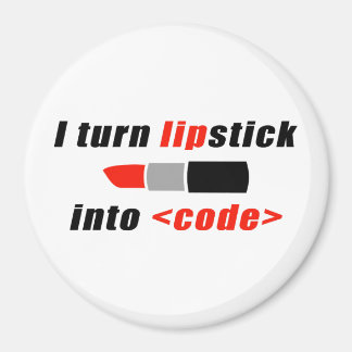 Ik verander lippenstift in code magneet