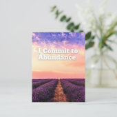 Ik verbind me aan het Citaat van de Bevestiging va Briefkaart (Staand voorkant)