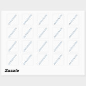 Ik verdien altijd de beste behandeling vierkante sticker (Vel)