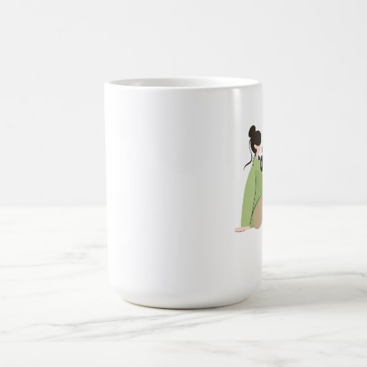 "Ik verdien het om te leven. . ." 15 oz. Mok (Center)