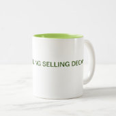 Ik verdien mijn levende verkoop van de mok van de  (Voorkant rechts)