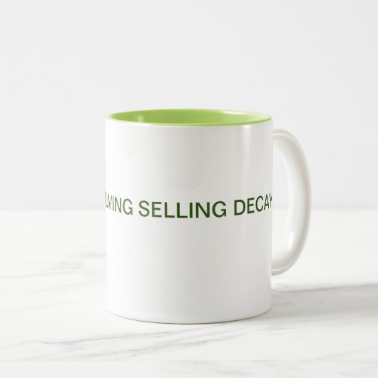 Ik verdien mijn levende verkoop van de mok van de  (Voorkant rechts)