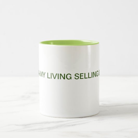 Ik verdien mijn levende verkoop van de mok van de  (Center)