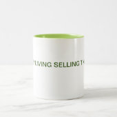 Ik verdien mijn levende verkooptijd door de koffie tweekleurige koffiemok (Center)