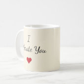 Ik Verdraag Jou Mok – Grappig Valentijnsdag Cadeau (Voorkant links)