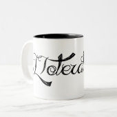 Ik verdraagzaam je tweekleurige koffiemok (Voorkant links)