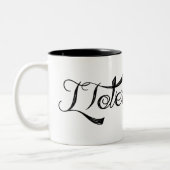 Ik verdraagzaam je tweekleurige koffiemok (Links)