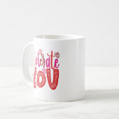 Ik vergeef je Valentijnsdag Xoxo Red Gift Koffiemok (Voorkant links)