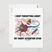 Ik vergeet m'n korte tijd niet. briefkaart (Voorkant / Achterkant)