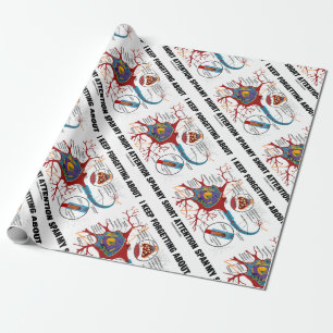 Ik vergeet m'n korte tijd niet. cadeaupapier