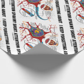 Ik vergeet m'n korte tijd niet. cadeaupapier (Hoek)