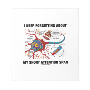 Ik vergeet m'n korte tijd niet. notitieblok