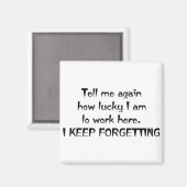 IK VERGEET STEEDS MAGNEET (Voorkant / Achterkant)