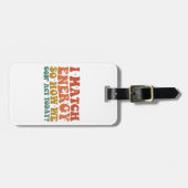 Ik vergelijk energie, dus hoe we vandaag sarcastis bagagelabel (Voorkant horizontaal)