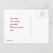 Ik verhuis naar huis om briefkaart aan te passen (Achterkant)