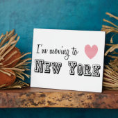 Ik verhuis naar New York Fotoplaat (Zijkant)