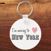 Ik verhuis naar New York Sleutelhanger (Voorkant)