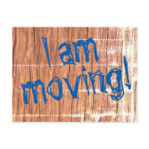 "Ik verhuis!" Nieuw Adres Ansichtkaart
