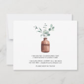 Ik verhuisde de Waterverf van Eucalyptus Verplaats (Achterkant)