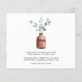 Ik verhuisde de Waterverf van Eucalyptus Verplaats (Achterkant)