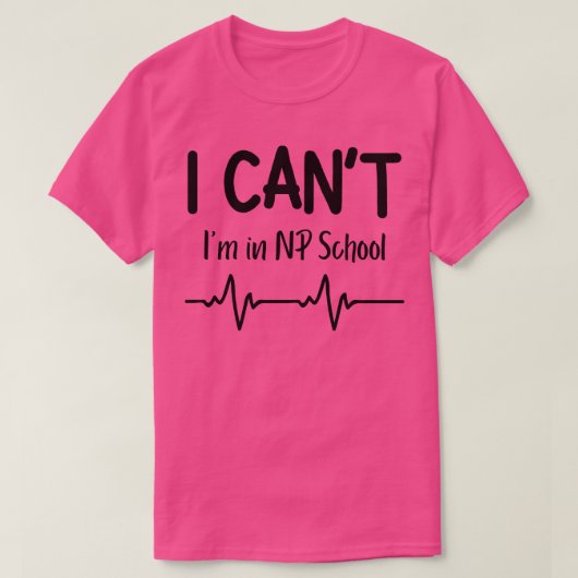 Ik verkanter hem in NP School Verpleegkundige Gesc T-shirt (Design voorkant)
