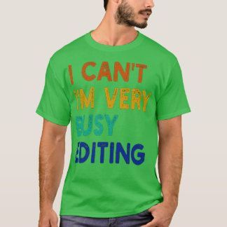 Ik verkanter im zeer druk met bewerken 1 t-shirt