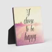 Ik verkies gelukkig te zijn fotoplaat (Voorkant)