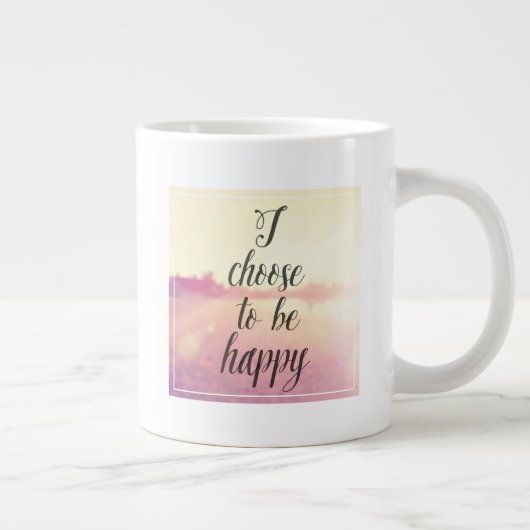 Ik verkies gelukkig te zijn grote koffiekop (Rechts)