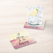 Ik verkies gelukkig te zijn kartonnen onderzetters (Insitu)