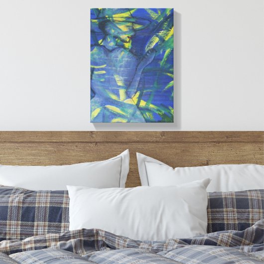 Ik verklaar canvas afdruk (Insitu (Slaapkamer))