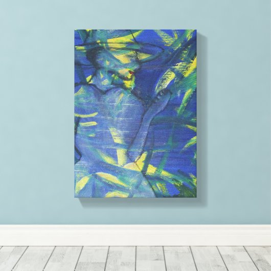 Ik verklaar canvas afdruk (Insitu (Houten vloer))