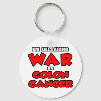 Ik verklaar oorlog tegen Colon Cancer Sleutelhanger
