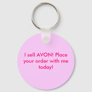 Ik verkoop AVON! Plaats vandaag uw bestelling bij  Sleutelhanger